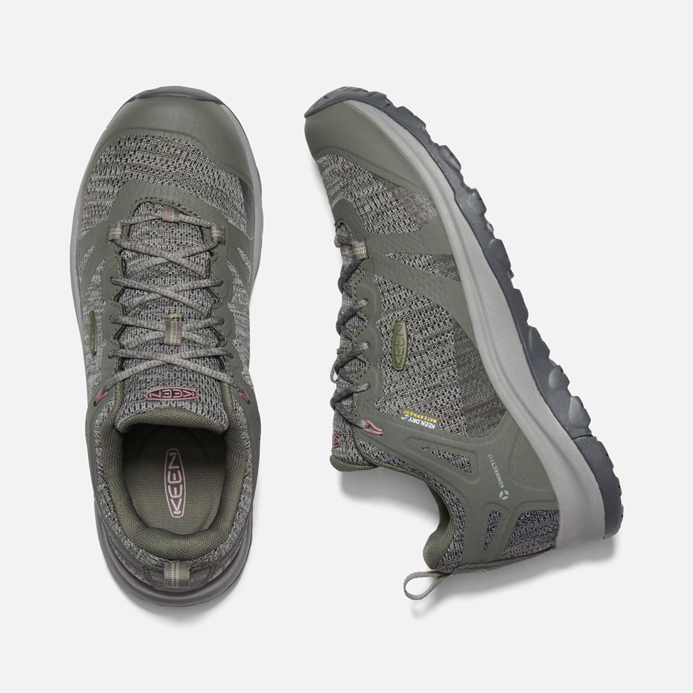 Keen Sneakers Dam Olivgröna - Terradora Ii Waterproof Shoes - 130796MIC